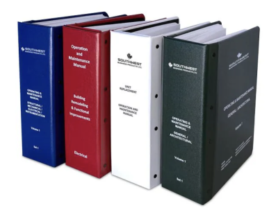 Maintenance Manuals for all facets of aircraft maintenance in the hangar.